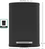 Spirella Treteimer Venedig - schwarz - 5 Liter - Metall - Produktbild-Vorschau 14