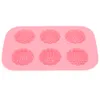 6 slotů DIY Mooncake Mold Cake Ice Cream Mýdlo Making Mould Náhled obrázku produktu 2