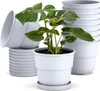 Plastard Blumentöpfe Milano 10er Set Ø 14 cm Weiß mit Produktbild-Vorschau 1