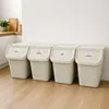 Nádoby a koše na triedenie odpadu s nálepkami, sada 4 ks Náhľad obrázku produktu 5