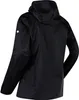 A black rain jacket shown from the back. Produktbild-Vorschau