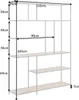 Industrial Bücherregal SLIM LINE 185x135cm Wildeiche Produktbild-Vorschau 12