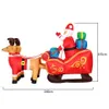 MONZANA® Aufblasbarer Weihnachtsmann mit Schlitten LED Produktbild-Vorschau 12