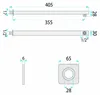 Rea Vierkante Douchearm Js-9022brg 40cm Brush Copper Productafbeelding-voorbeeld 6