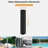 Solární sprchový kryt 230x67cm černý Oxford ochranný kryt z Náhled obrázku produktu 2
