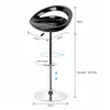 Tabouret de bar, lot de 4 Chaise de bar réglable en hauteur Voir les images du produit 5