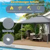 COSTWAY Pop Up Pavillon 4x4m, Gartenpavillon Produktbild-Vorschau 4