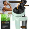 Arendo Protein Shaker Edelstahl, Eiweißshaker 750 ml, Produktbild-Vorschau 3