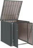 vidaXL Zahradní úložný box černý 101,5 x 107 x 100 cm Náhled obrázku produktu 3