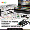 Joya Creative Set de twinmarkers 168 pièces - Marqueurs à Voir les images du produit 2