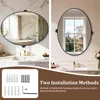 WISFOR Decoratieve spiegel, 50x70 cm, kantelbaar ±9°. Productafbeelding-voorbeeld 6