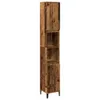 vidaXL Koupelnová skříňka vzhled starého dřeva 30x30x190 cm Náhled obrázku produktu 2