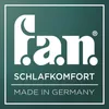 A logo with text on a teal background. Produktbild-Vorschau