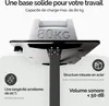 Casaria Bureau réglable en hauteur électrique Noir 110cm Voir les images du produit 3