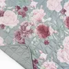 Tagesdecke Überwurf Bettüberwurf 220x240 Rosa Bordeaux Grün Produktbild-Vorschau 2