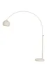 SalesFever Bogenlampe Beige 208 cm mit Marmorfuß & Produktbild-Vorschau 1