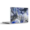 MuchoWow® Laptop Aufkleber Sticker Cover Marmor - Gold - Produktbild-Vorschau 1
