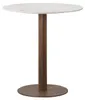 Table bistrot en céramique, diamètre 70 cm - Blanche Voir les images du produit 1