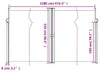 vidaXL Boční výsuvná markýza antracit 220x1200 cm Náhled obrázku produktu 8