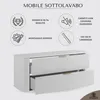 RODAN | Mobile da bagno - 120 CM - Bianco opaco - MDF - 2 Anteprima dell’immagine prodotto 2