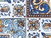 BELIANI Gartentisch Schwarz u. Blau aus Metall Mosaik Produktbild-Vorschau 9