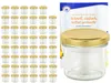 48er Set Sturzglas 125 ml To 66 goldener Deckel incl. Produktbild-Vorschau 1