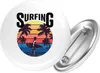 Huuraa Button Surfing Beach Sunset 25mm rund mit Produktbild-Vorschau 1