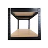 Kovový regál P9030, 180x90x30, nosnost 875 kg, černý Náhled obrázku produktu 5