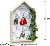 Schlüsselkasten Weiß Holz Keys 32594 Schlüsselbox Produktbild-Vorschau 2