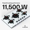 KlarsteinPlynová varná deska Illuminosa 5 Sklokeramický Náhled obrázku produktu 1