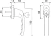HOPPE Fenstergriff LIÈGE abschließbar, Vierkant 7x40, Nm 35 Produktbild-Vorschau 2