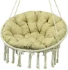 A beige Papasan cushion for a hanging chair, shown against a white background. Produktbild-Vorschau