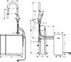Hansgrohe Aqittura M91 SodaSystem 210, Ausziehauslauf, Produktbild-Vorschau 2