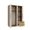 Kleiderschrank >Mokkaris < 2 Schübe, Artisan Eiche Produktbild-Vorschau 5