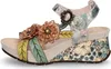 Laura Vita Laura Vita Keilsandalette Beige Produktbild-Vorschau 24