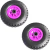 2x PolyurethanRad 260x85 mm zentrierte Nabe Ø 20 mm pink Produktbild-Vorschau 7