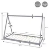 ML-Design Kinderbett Tipi 90x200 cm mit Matratze & Produktbild-Vorschau 7