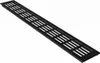 Aluminium Stegblech Schwarz 80mm x 1000mm Lüftungsgitter Produktbild-Vorschau 2