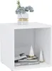 vidaXL TV skříňka bílá 37x35x37 cm Dřevěný materiál Náhled obrázku produktu 5