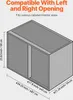 A diagram showing the dimensions of a cabinet organizer. Anteprima dell’immagine prodotto