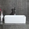 Umywalka Nablatowa Ceramiczna Stawiana Biała Blat Elegancka Podgląd zdjęcia produktu 12