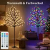 HOMCOM LED-Kirschblütenbaum 150 cm mit 160 LEDs, Produktbild-Vorschau 4