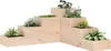vidaXL Pflanzentreppe 4 Stufen 80,5x79x36 cm Massivholz Produktbild-Vorschau 2