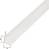 Alberts 477028 Cornière, plastique, blanc, 2000 x 100 x 100 Voir les images du produit 2