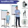 COSTWAY stojak na flipchart 100x65cm, regulowana wysokość Podgląd zdjęcia produktu 4