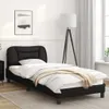 CLORIS Bettgestell mit LED Schwarz 90x190 cm Kunstleder Produktbild-Vorschau 5