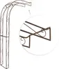Rankhilfe Halbbogen Metall Rost Optik – Pergola Produktbild-Vorschau 3