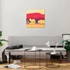 Bilder auf glas - Bison Illustration Bunt Grafik - 50x50cm Produktbild-Vorschau 6