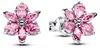 PANDORA Damen Ohrstecker Herbarium rosa Blume, Produktbild-Vorschau 1
