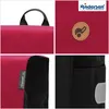 A collage of four close-up images of a red shopping trolley bag. Anteprima dell’immagine prodotto